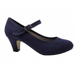 Zapato Flamenca Lona PASARELA 140018 MORADO (Темно-синий) ― Фламенко