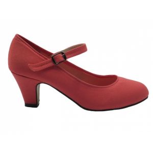 Zapato Flamenca Lona PASARELA 140026 CORAL (Коралл) ― Фламенко