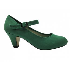 Zapato Flamenca Lona PASARELA 140020 VERDE (Зелёный) ― Flamenco store