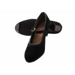 Zapato Flamenca Lona PASARELA 140024 SUEDE